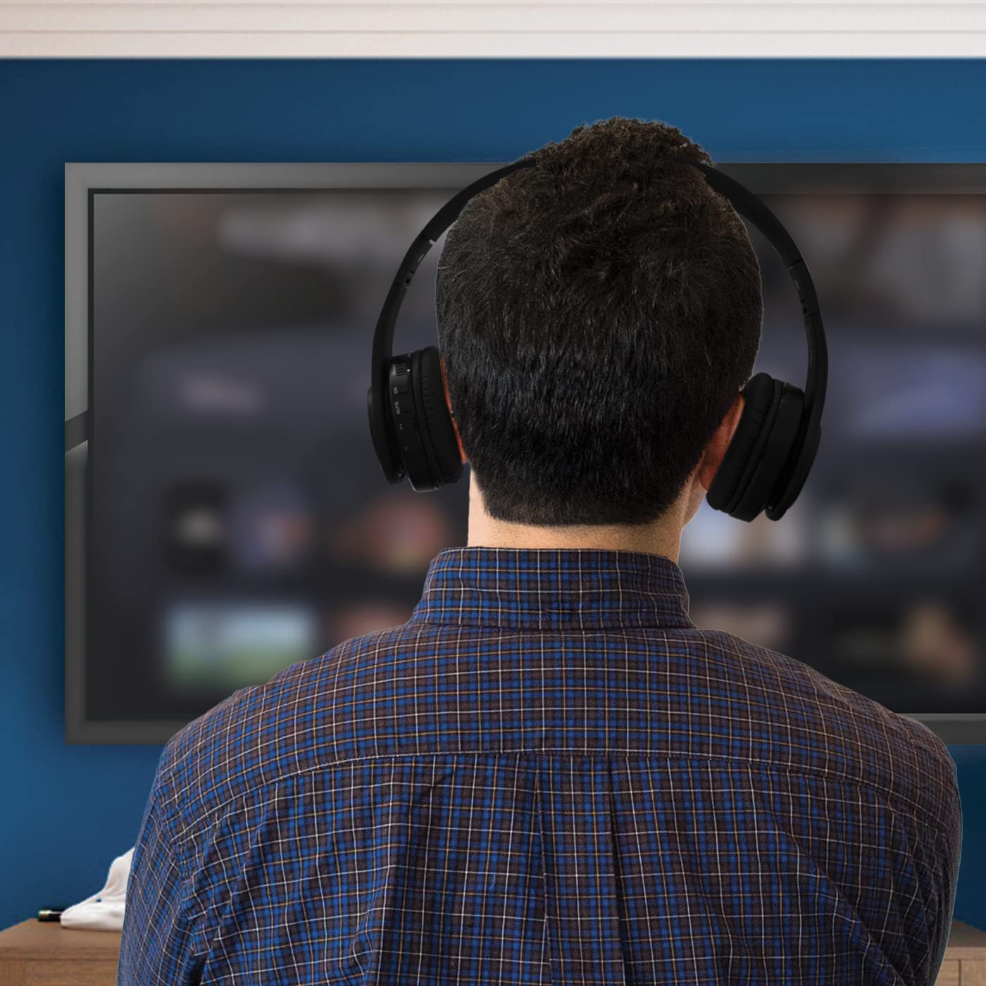 TECHMADE SŁUCHOWY BEZ PRZEWODU DO Telewizora Z DOŁĄCZONYM ADAPTEREM (TV CONNECT)