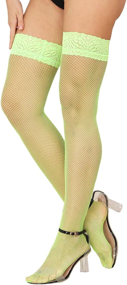 Netzstrümpfe grün Clearance