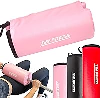 Vista 9 de Almohadilla de barra de empuje de cadera, almohadilla gruesa para ejercicios de glúteos, almohadilla de barra rosa para empujes de cadera, puentes