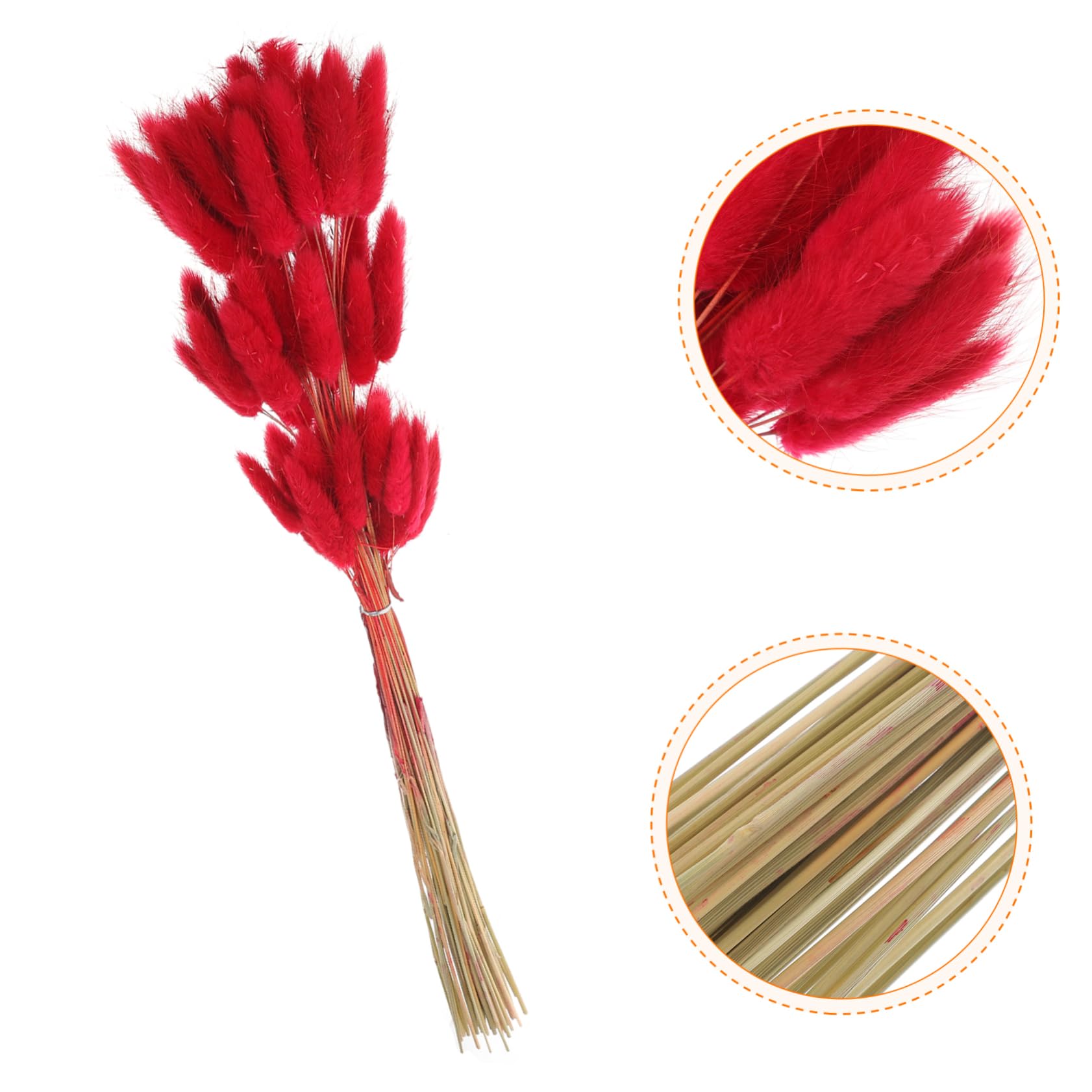 Zerodeko 300stücke Deko Hasenschwänze Getrocknete Blumen Für Hochzeitsarrangements Tischdekoration Badezimmer Und Romantisches Und Farbenfrohes Naturdekor