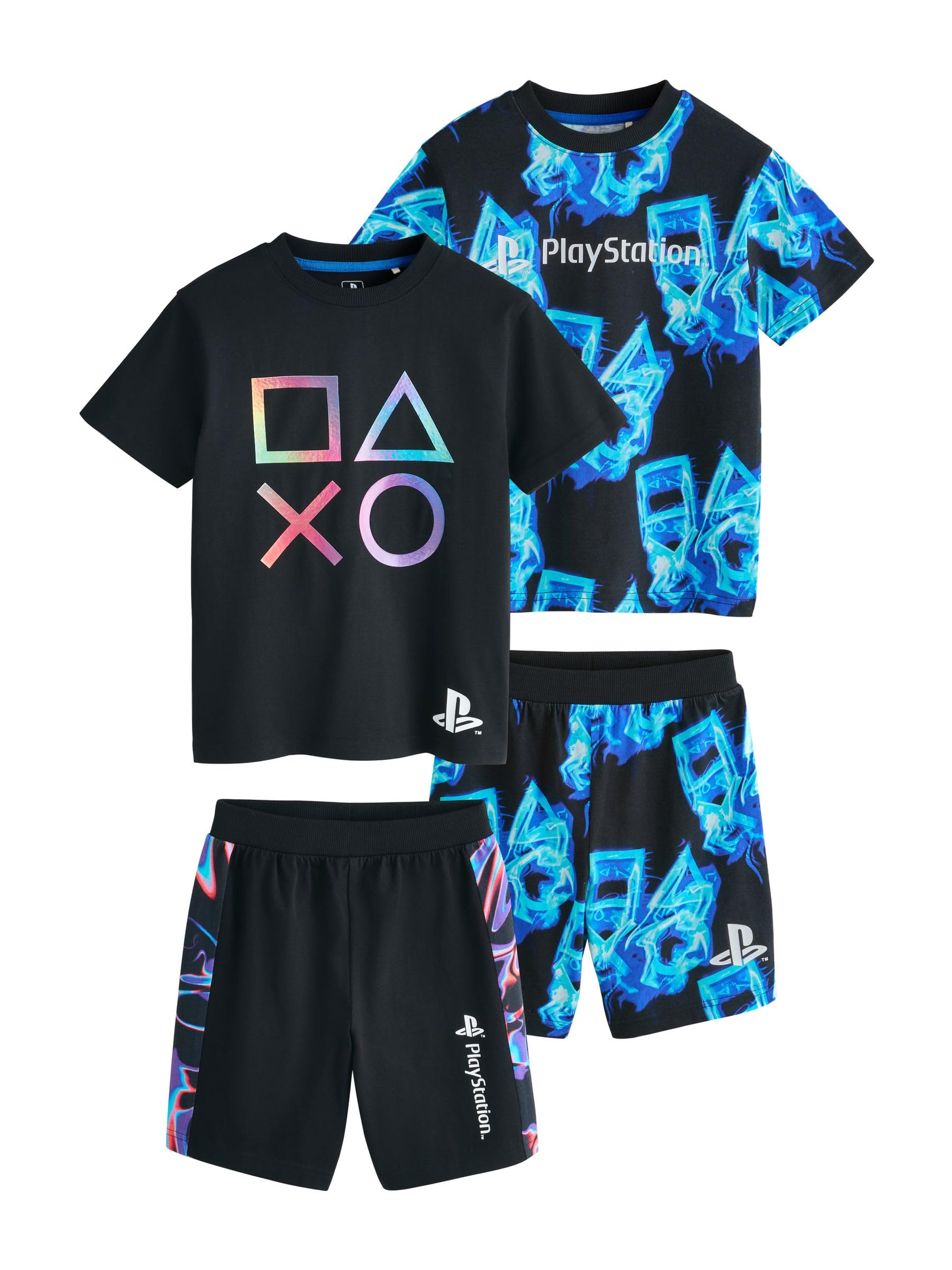 NEXT Jungen Kurzer Schlafanzug, PlayStation, 2er-Pack