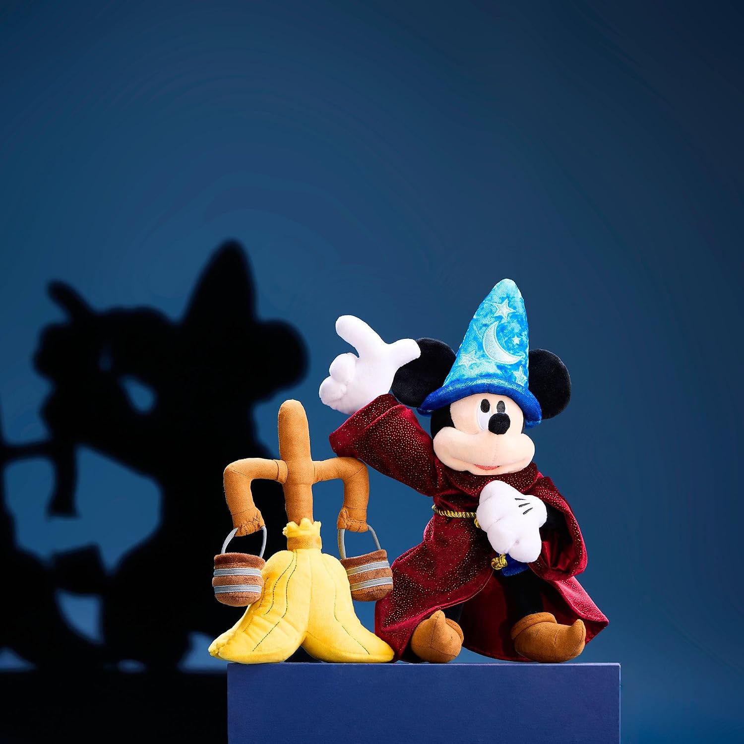 Disney Store Official from The Vault Plush - Sorcerer Mickey & Broom image 2