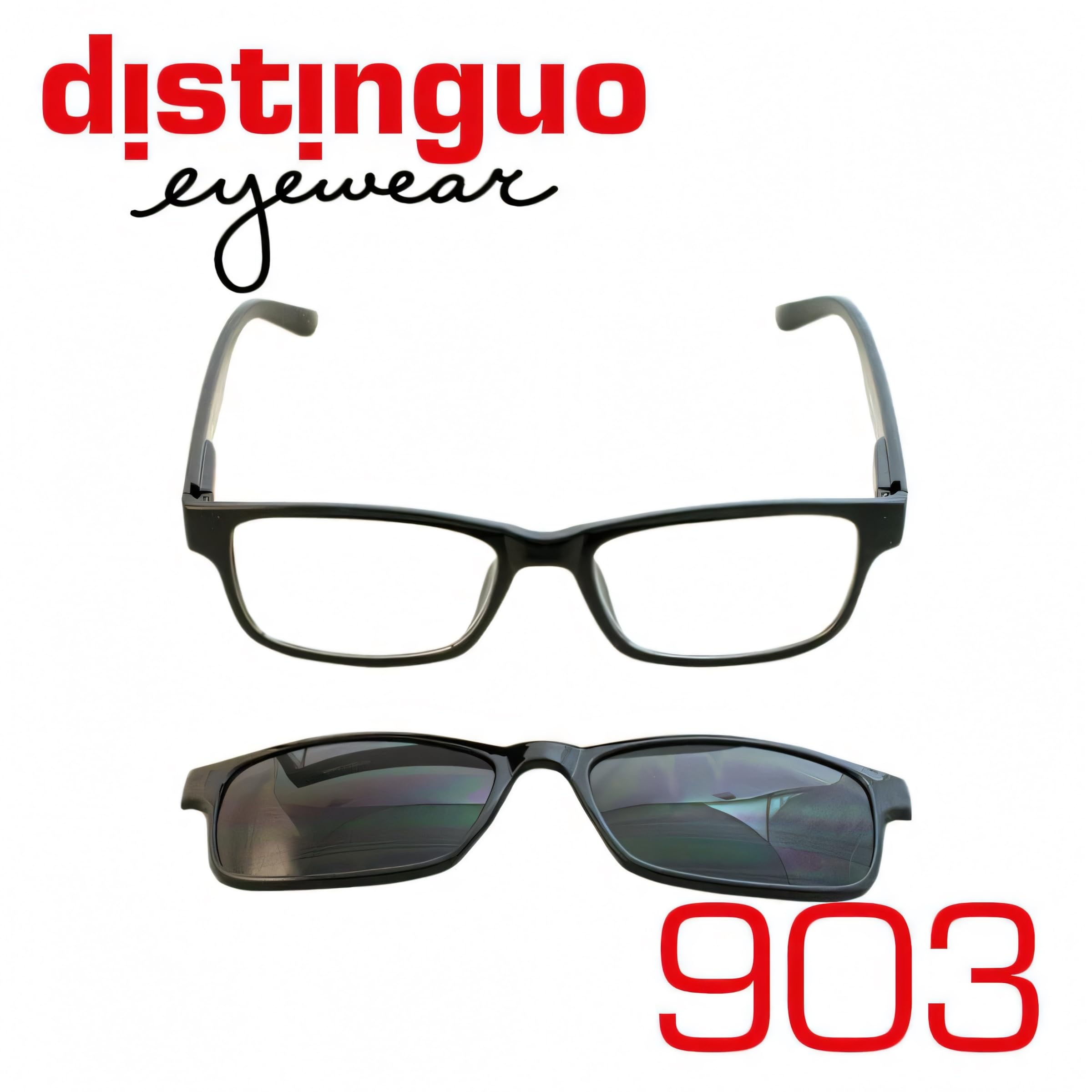 Occhiali da Lettura 900 - Unisex, Convertibili in Occhiali da Sole con Clip Magnetica, Diverse Gradazioni Completi di Accessori Occhiale