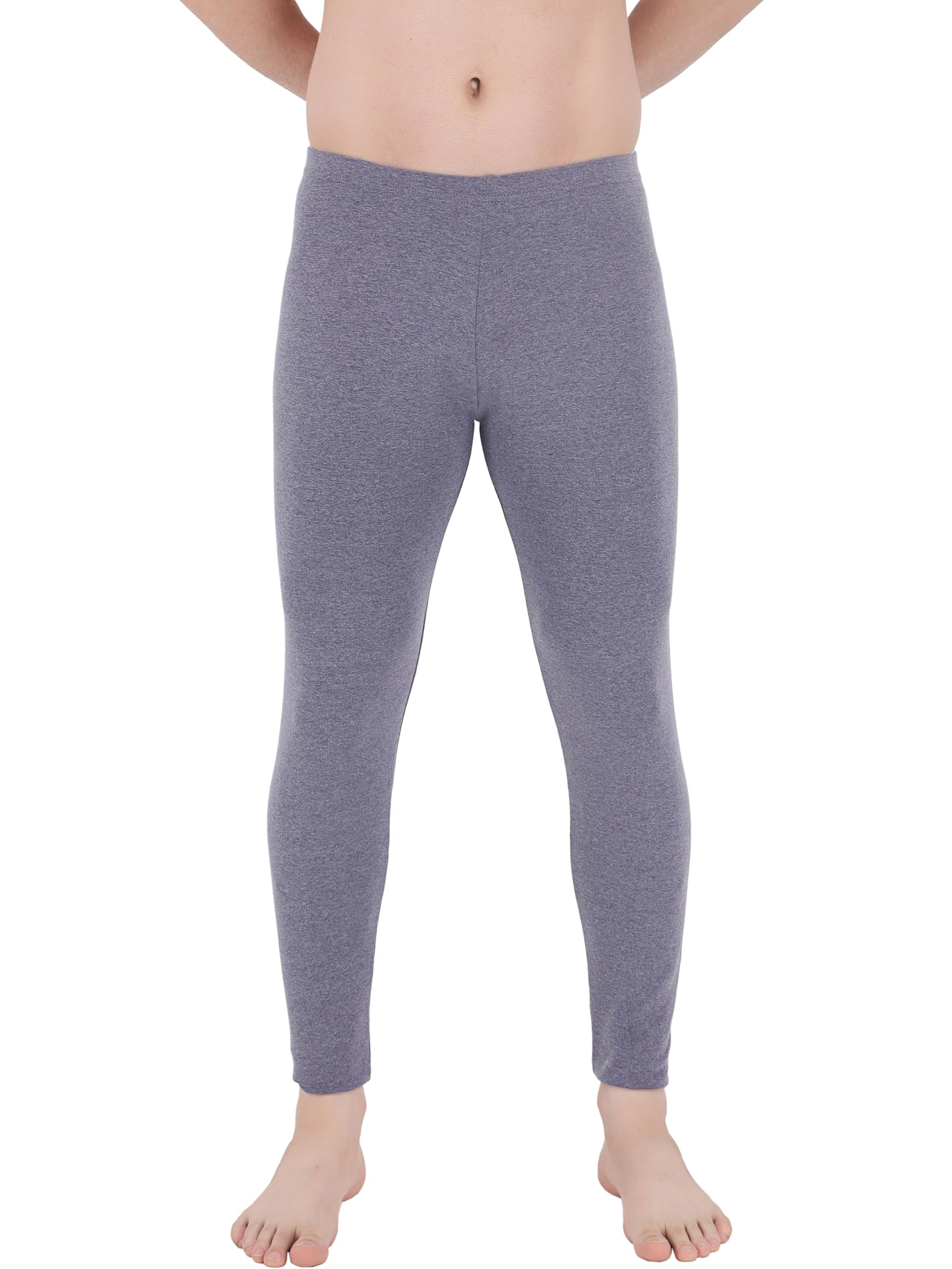 selfcare Men's Solid Thermal Pyjama|Poly Cotton Lycra Fabric|Winter Innerwear|G06N_Rib_P1-picture-56