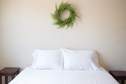 Miniatura 5 de Pillowtex Juego de sábanas tamaño California King, 4 piezas de rayón con infusión de iones de cobre derivado de bambú, suave y refrescante