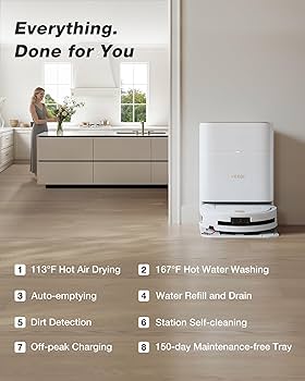 Amazon.com - Yeedi M14 Plus Robot Vacuum and Mop with All-in-One