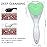 Beomeen Silicone Face Scrubber Exfoliating Brush 2 Pack, Manual Handheld Facial Cleansing Brush Blackhead Scrubber, Soft Bristles Waterproof for Face Skincare (Black Green,Heart)
