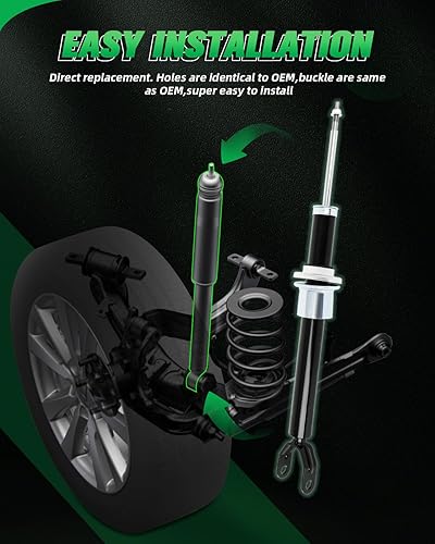 Miniatura 5 de SCITOO - Amortiguador delantero para Mercedes-Benz se adapta a 2003-2005 para Mercedes-Benz E320, 2006 para Mercedes-Benz E350 Amortiguadores 316950