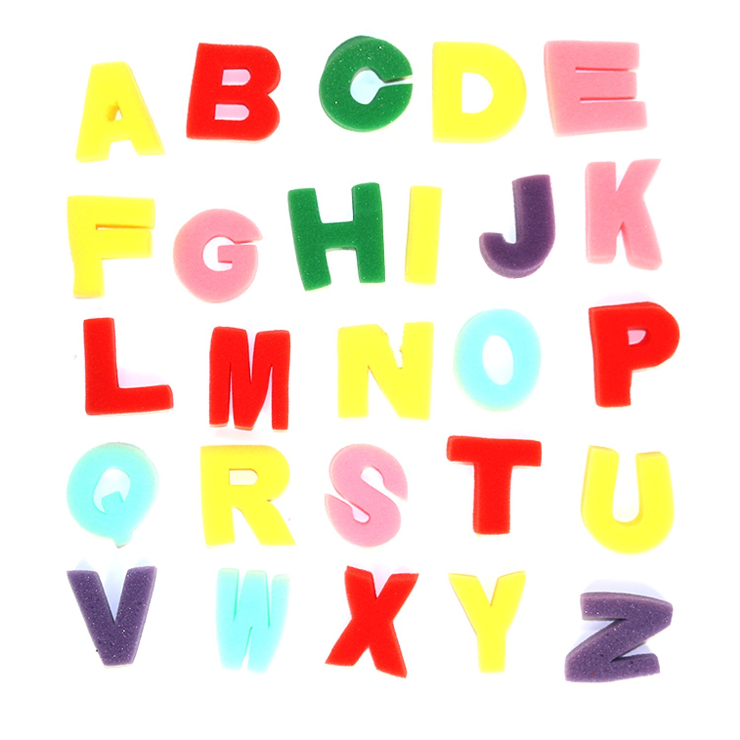 Capital Letter Alphabet Sponges (1 pack (26)) : Amazon.co.uk: Toys & Games