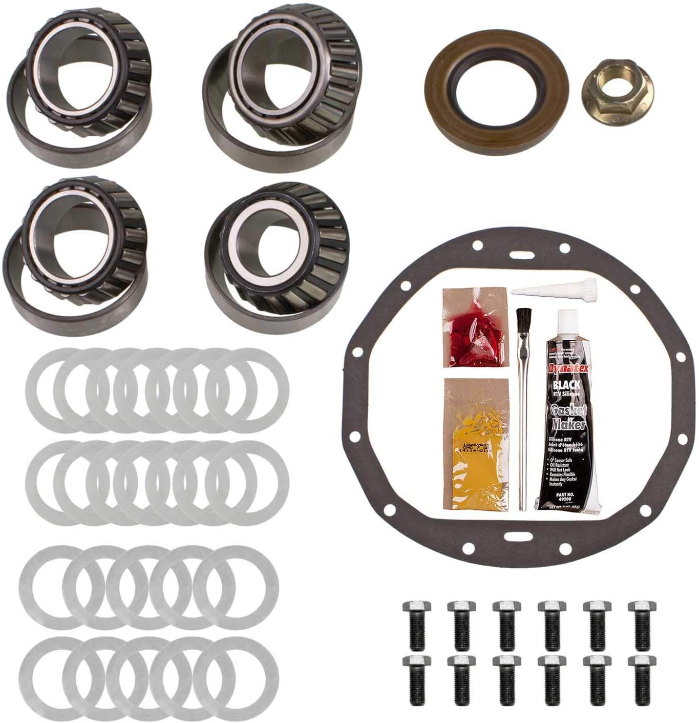 EXCEL XL-1037-1, Differential Bearing Rebuild Kit, For Chrysler 8.75" (742), Small Carrier ID 1.79", Rear, Master Kit w/Koyo Bearings – Fits Charger, Coronet, Fury, Road Runner (1957-1970)