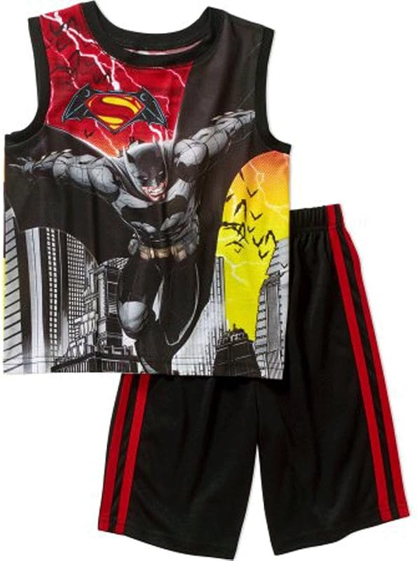 Pantalón corto Batman Versus Superman Big' Boys Pijama Set Dawn of Justice