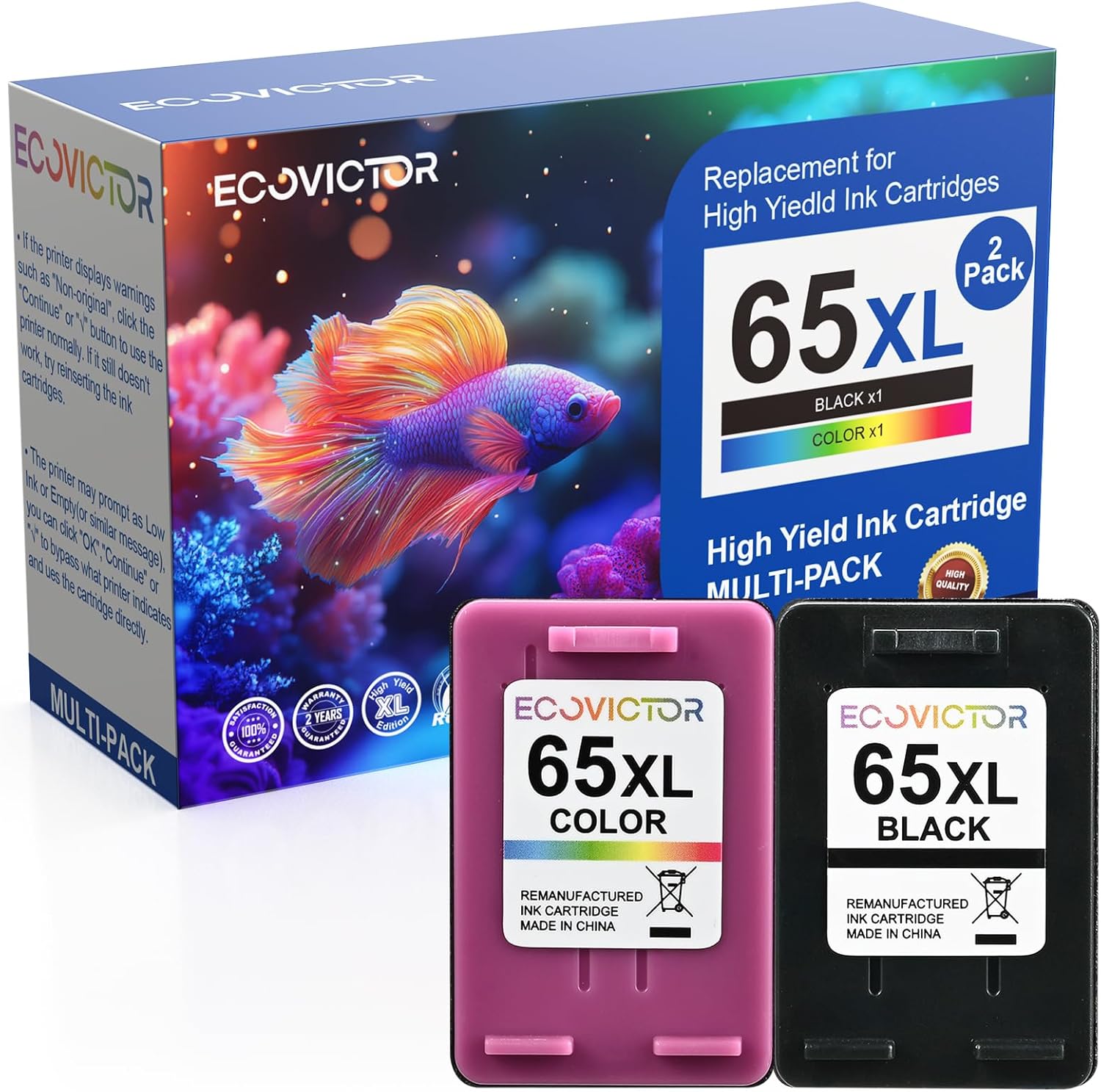 65XL Black and Color Combo Pack