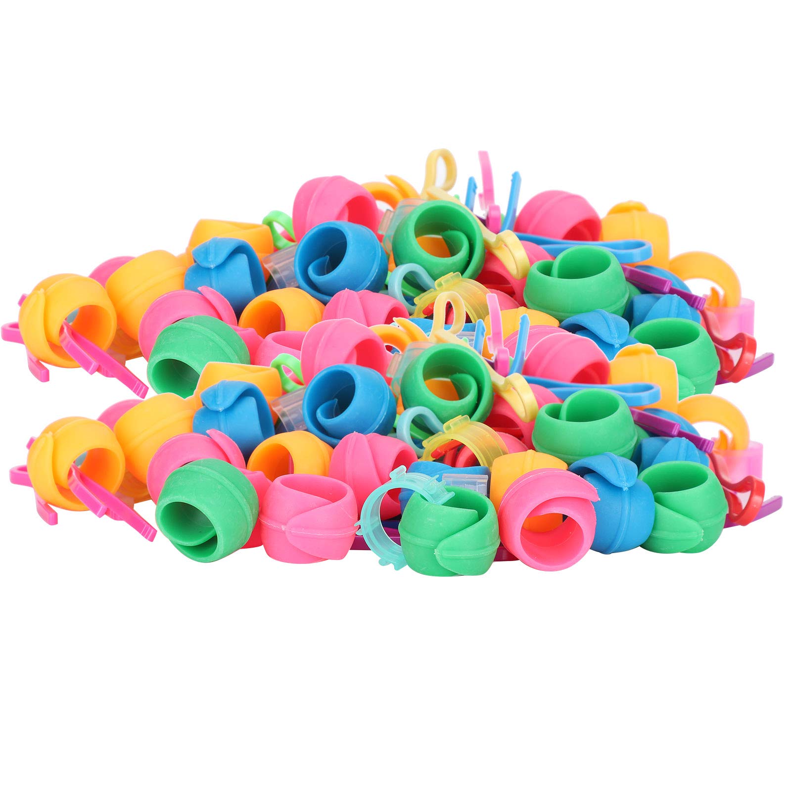 Spool Huggers Clip, eenvoudige comfortabele herbruikbare siliconen spoel houder clips, mode draagbaar professioneel gebruik algemeen doel voor borduurwerk spoelen naaien