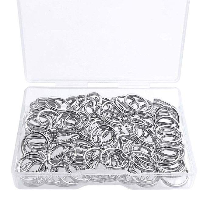 小号钥匙圈批发分离环 металлические соединители для ключей