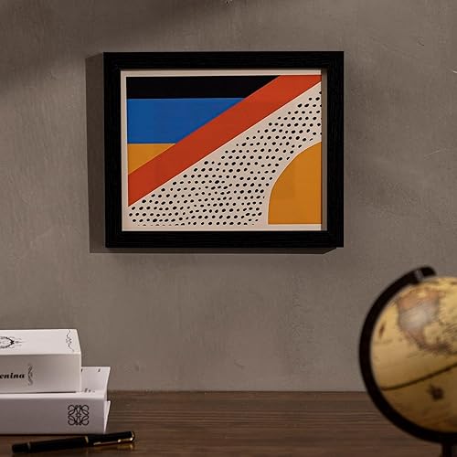 Vista 31 de eletecpro Juego de 10 marcos de fotos de 8.5 x 11 pulgadas, collage de fotos, decoración de pared, fotos de 5 x 7 con paspartú o de 8.5 x 11 Negro