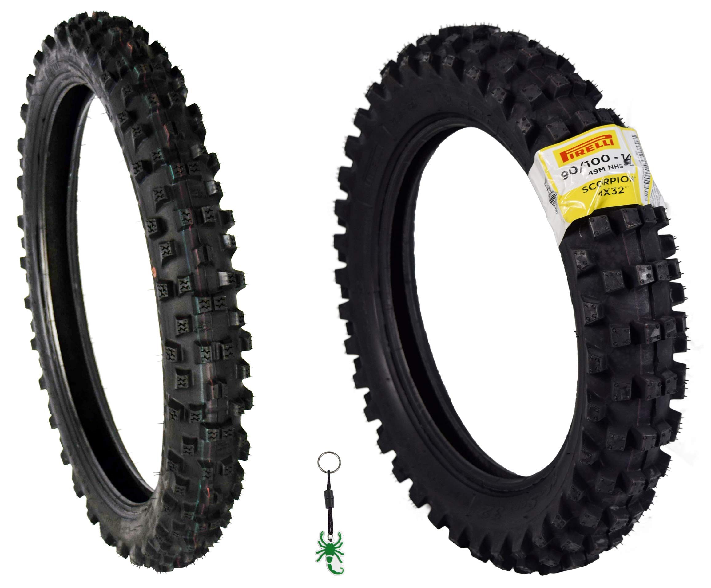 Amazon.com: Pirelli Scorpion MX32 Mid Soft Dirt Bike Front and
