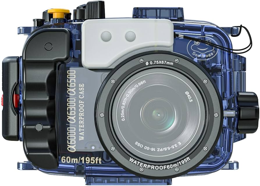 Seafrogs do Sony a6500 a6400 a6300 a6000 195FT/60M podwodna kamera