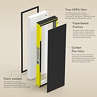 Vista 2 de 2 paquetes de filtros de repuesto HEPA FLT4825 B compatibles con AC4825 AC4825E AC4300 AC4800 AC4900 AC4850, 2 filtros True HEPA y 6 prefiltros