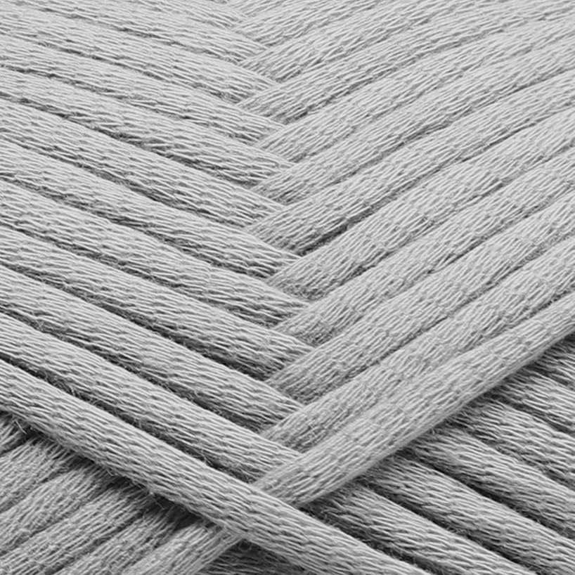 Image of Soft Yarn for Crocheting - Crochet & Knitting Yarn, Beginner Yarn with Easy-to-See Stitches, 250 Yds Amigurumi Yarn, Cotton-Nylon Blend Tshirt Yarn for Crocheting, Worsted Weight Yarn 4, Ash Grey