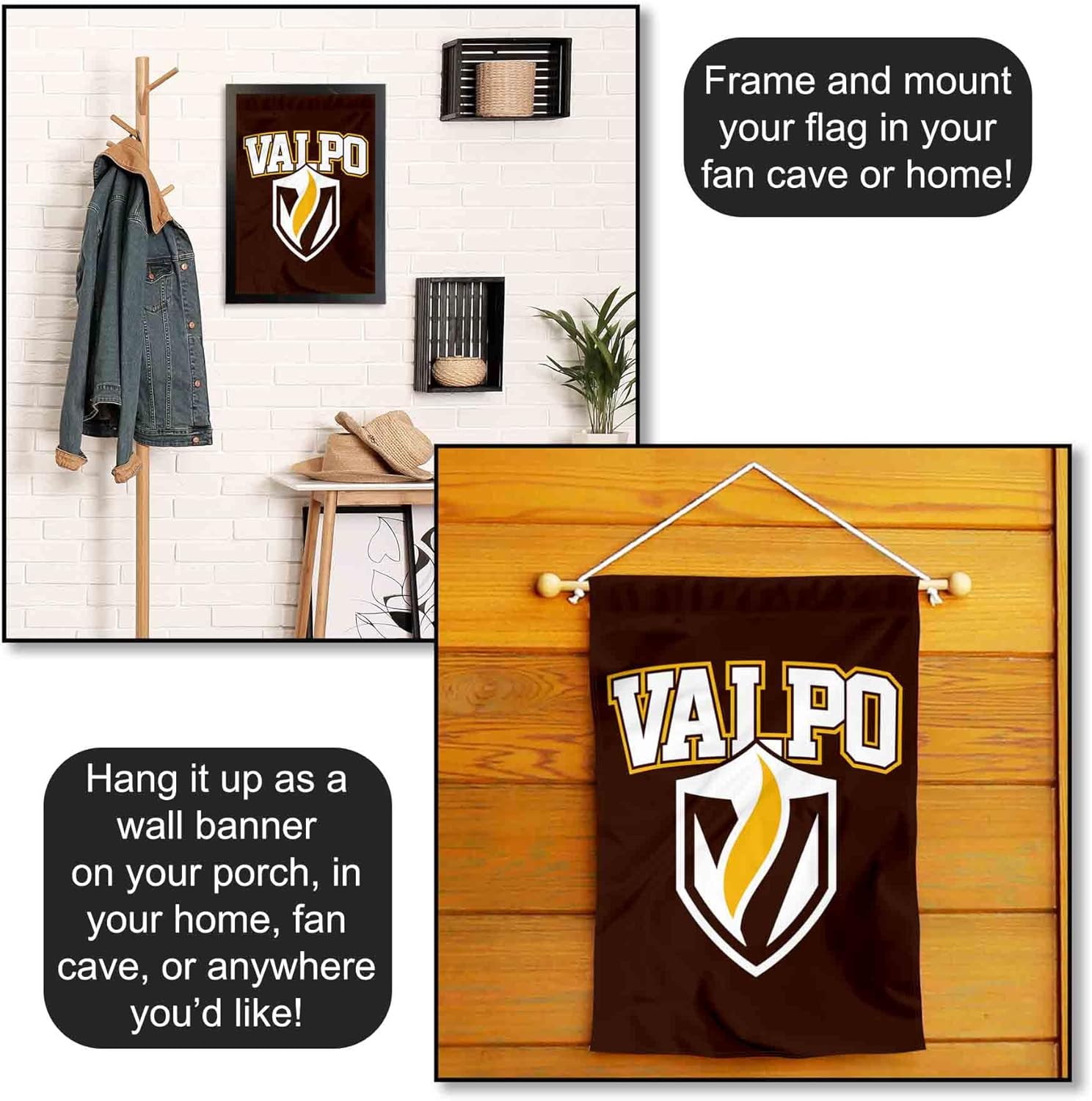 Valparaiso Crusaders Garden Banner Flag - Image 5