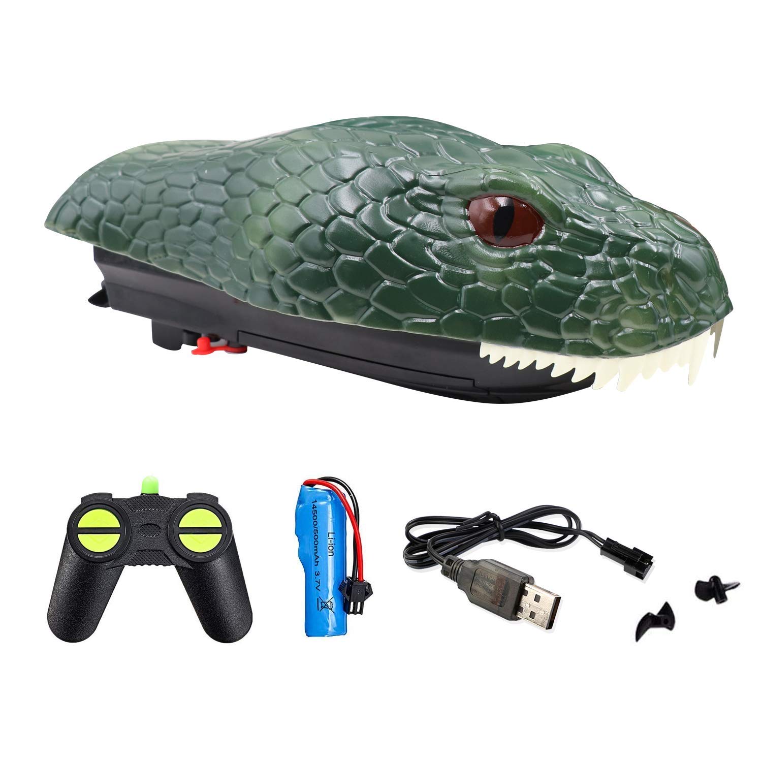 Buy MSLAN Remote Control Ship, Electric RC Snake Head Ship, 2.4G High