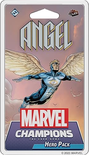 Marvel Champions The Card Game Angel Hero PACK – Juego de estrategia de superhéroes, juego cooperativo para niños y adultos, a partir de 14 años,