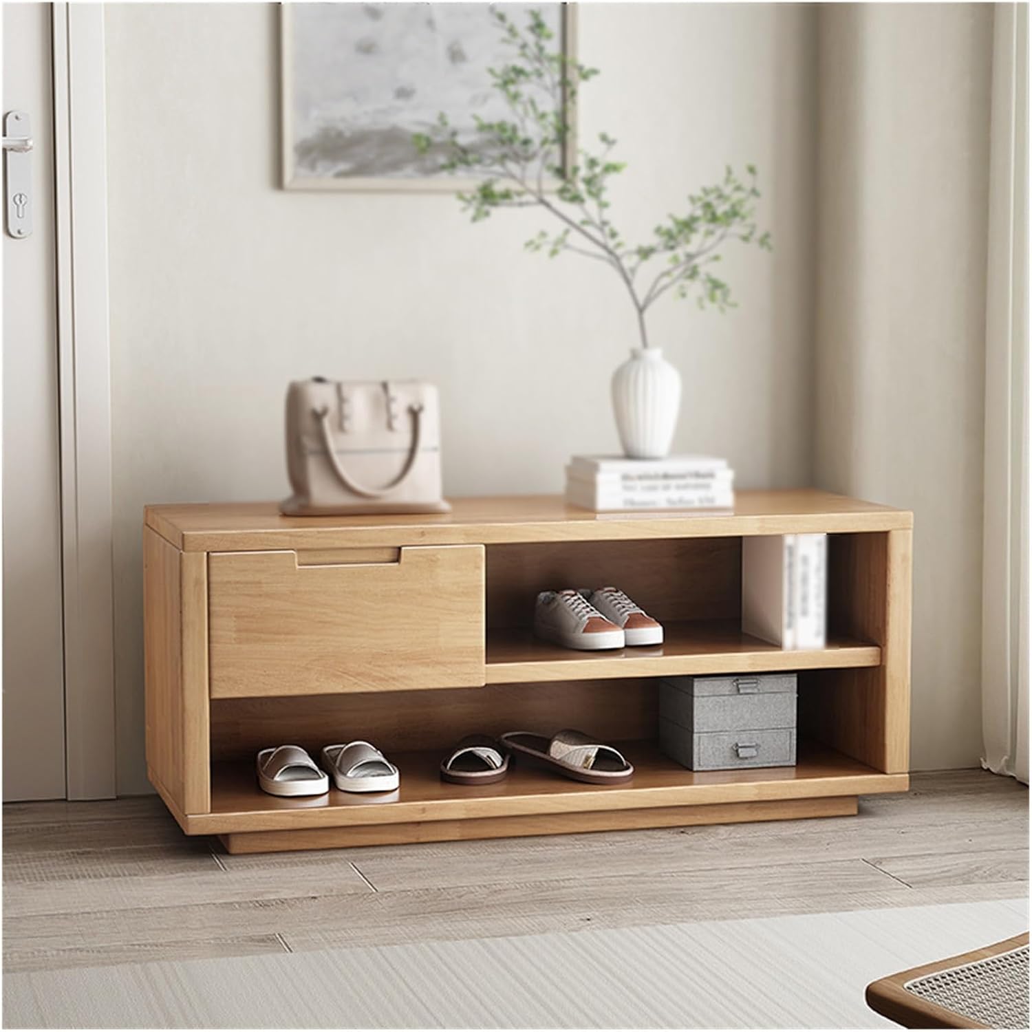 Amazon.com: Shoes Shelf Shoe Storage Bench, Entryway Shoe Bench with ...