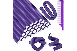 30 Pieces Large Flexible Curling Rods for Remarkable Curls