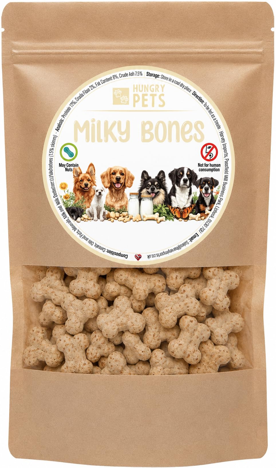 Dog Treats Milky Bones Dog Biscuit Oven Baked  Snack Reward Training