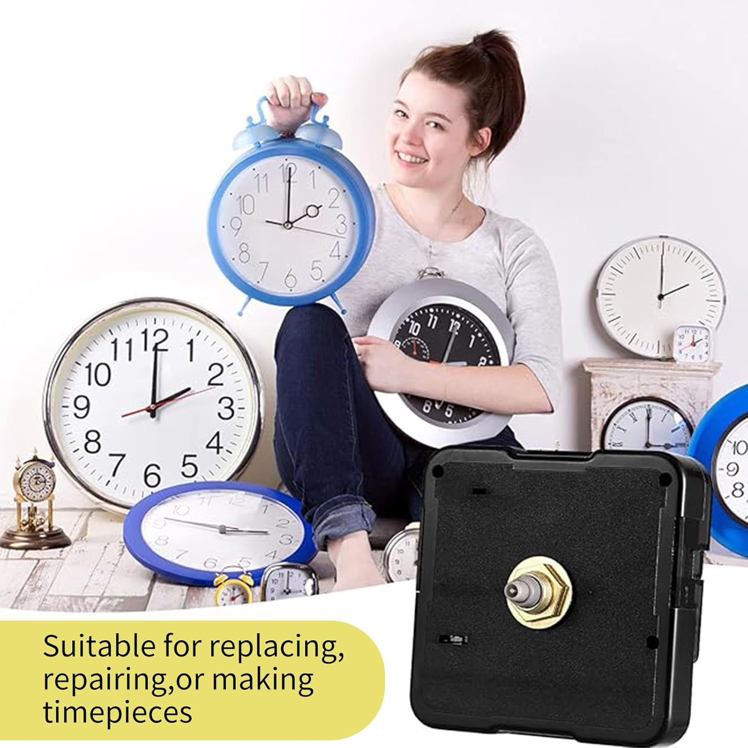 Watch Quartz Clock Movement - DIY Decorative Painting Clock Mechanism, Precision Quartz Movements