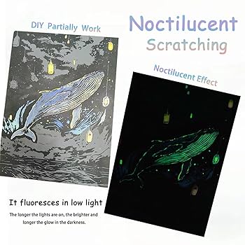 Amazon.com: Scratch Art 8 Sheets12 x 8.2 Inches Rainbow