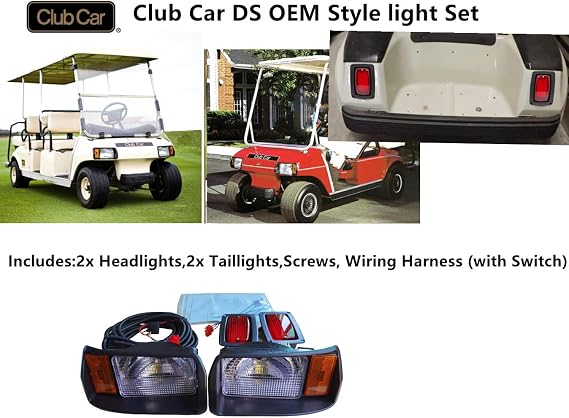 Golf Cart light for Club Car DS 1993-UP Golf Cart Factory Style