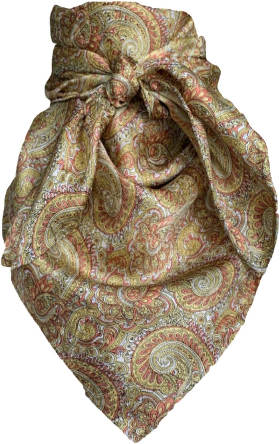 Wyoming Traders Wild Rag Paisley Brass Bronze