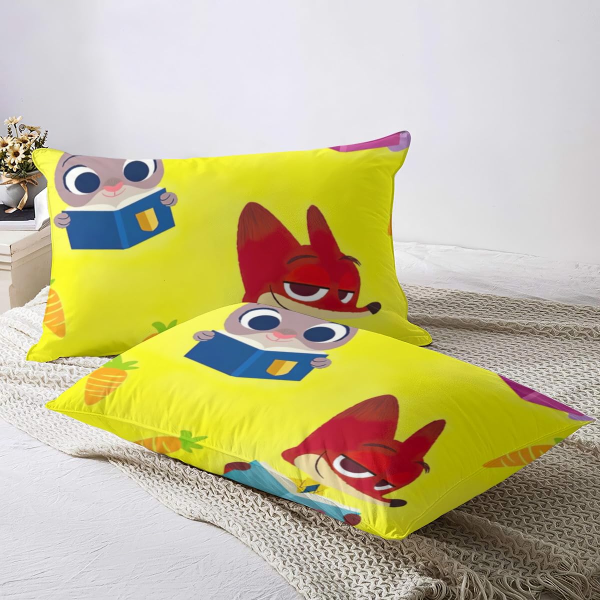 Amazon｜ズートピア ニック・ワイルド (1) 布団カバー シングル 3点