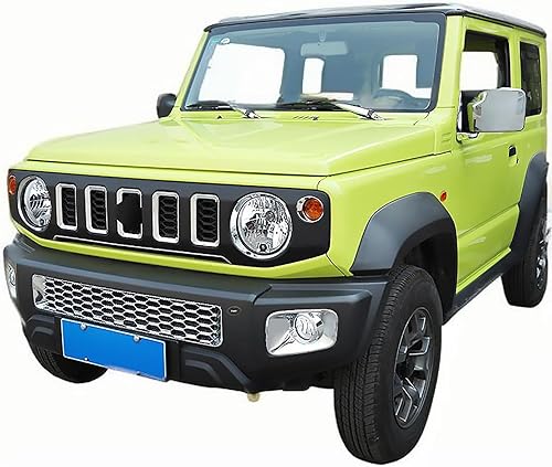 Miniatura 7 de Cubierta de rejilla frontal para rejilla decorativa para Jimny 2019 2020 2021 2022 2023 ABS cromado accesorios exteriores del coche