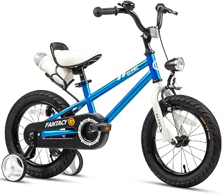 Glerc Fantacy Kids Bike 12-20 Inch: Training Wheels Bike for Boys Girls 2-13 Years with Headlight, Water Bottle Holder & Adjustable Seat