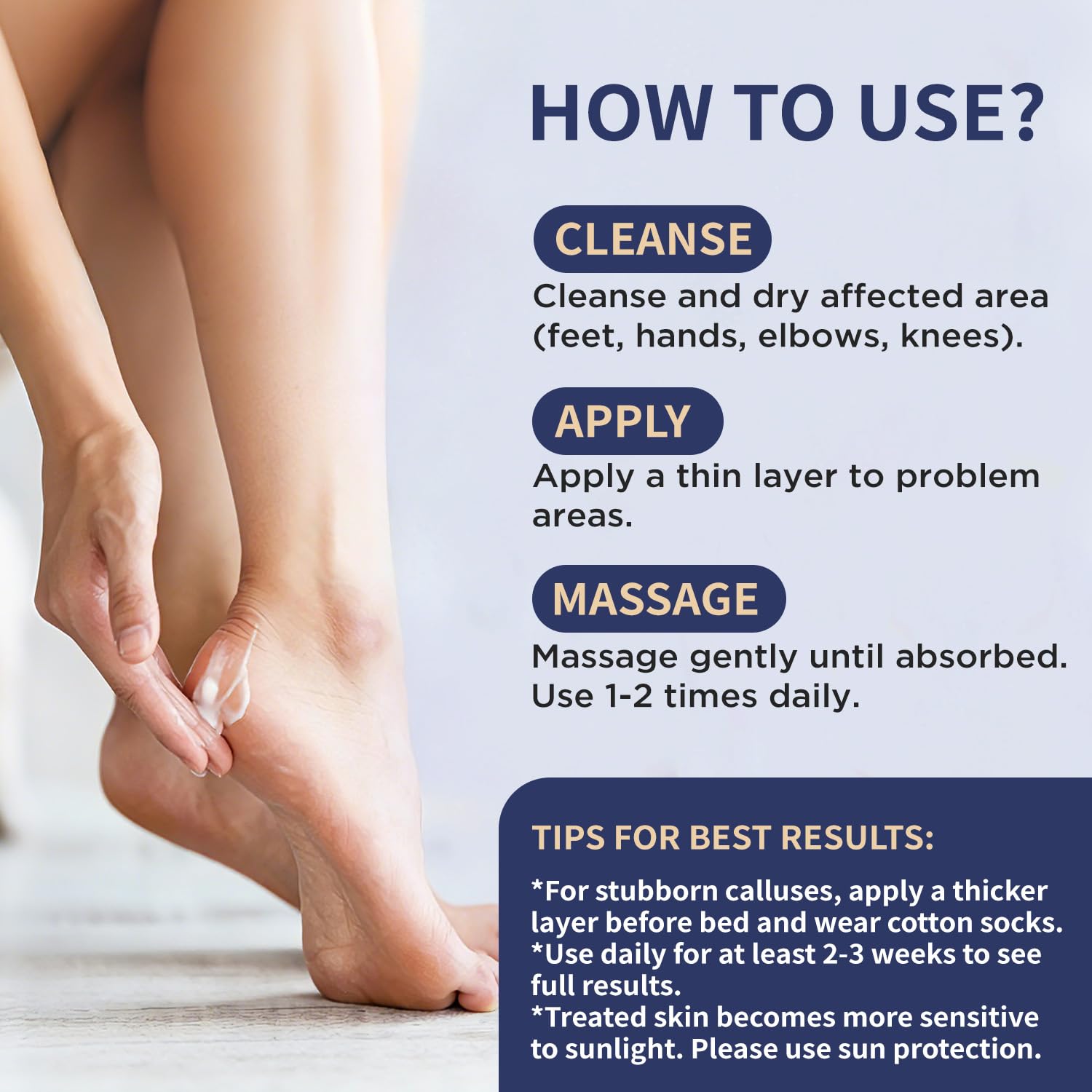 Veakoo Urea Cream 40 Percent for Feet Maximum Strength, Foot Cream with 2% Salicylic Acid, Dead Skin Cuticle Callus Remover, Urea Lotion for Intensive Repair of Dry Cracked Heels Hands