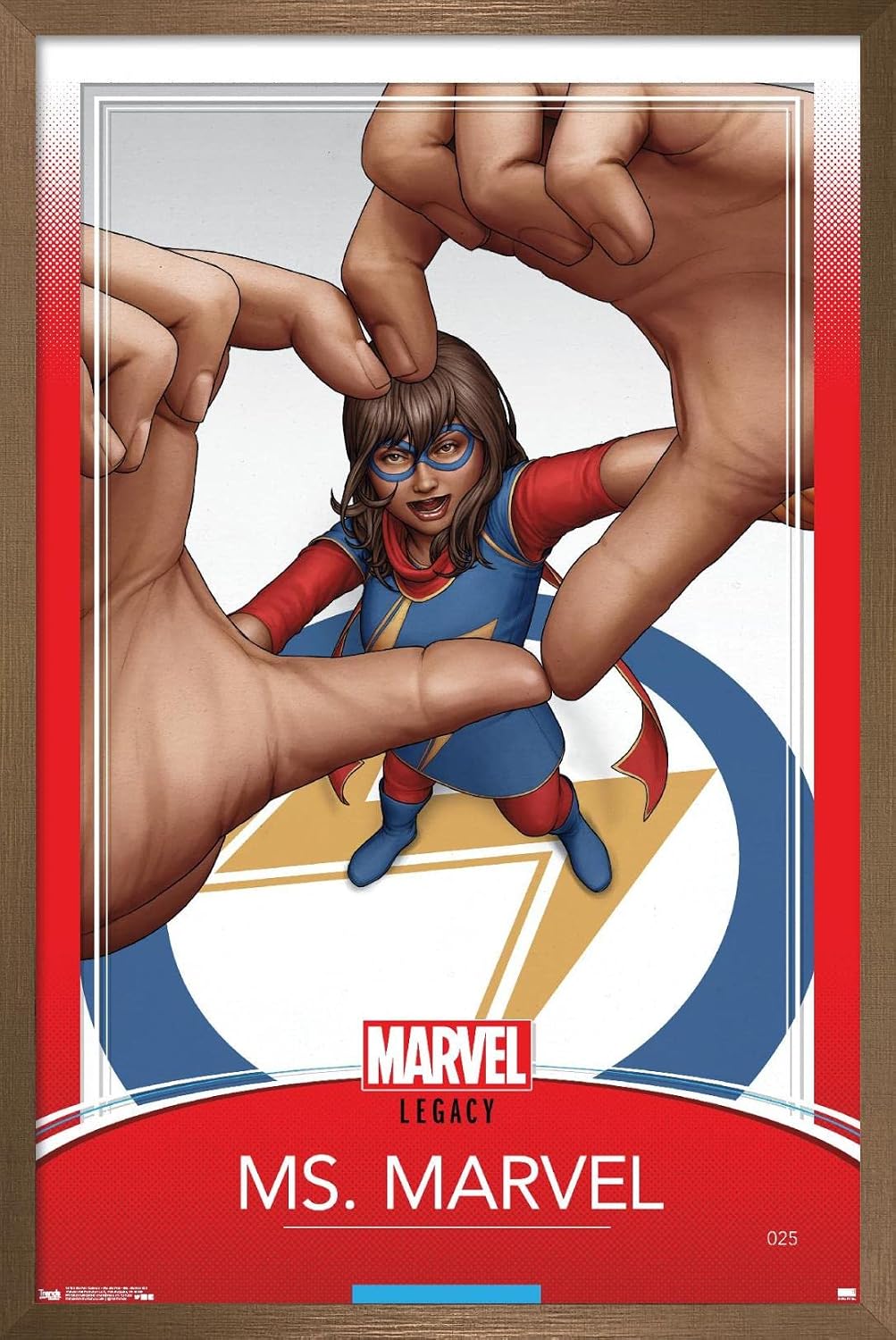 Trends International Marvel Comics - Ms. Marvel - Ms. Marvel #25 Wall Poster, 22.375" x 34", Premium Unframed Version