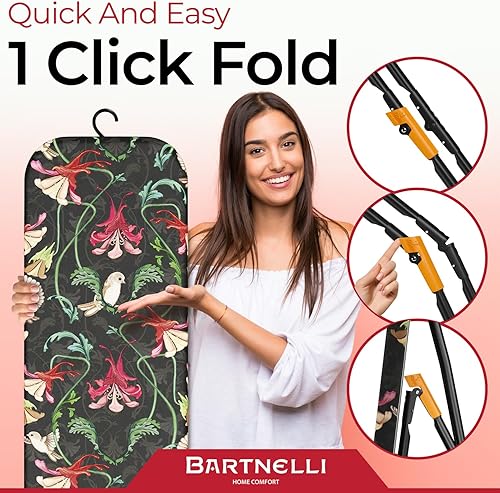 Miniatura 4 de Bartnelli 2615-43013 Tabla de planchar Patas negras con edición limitada Retro Vintage Black Top