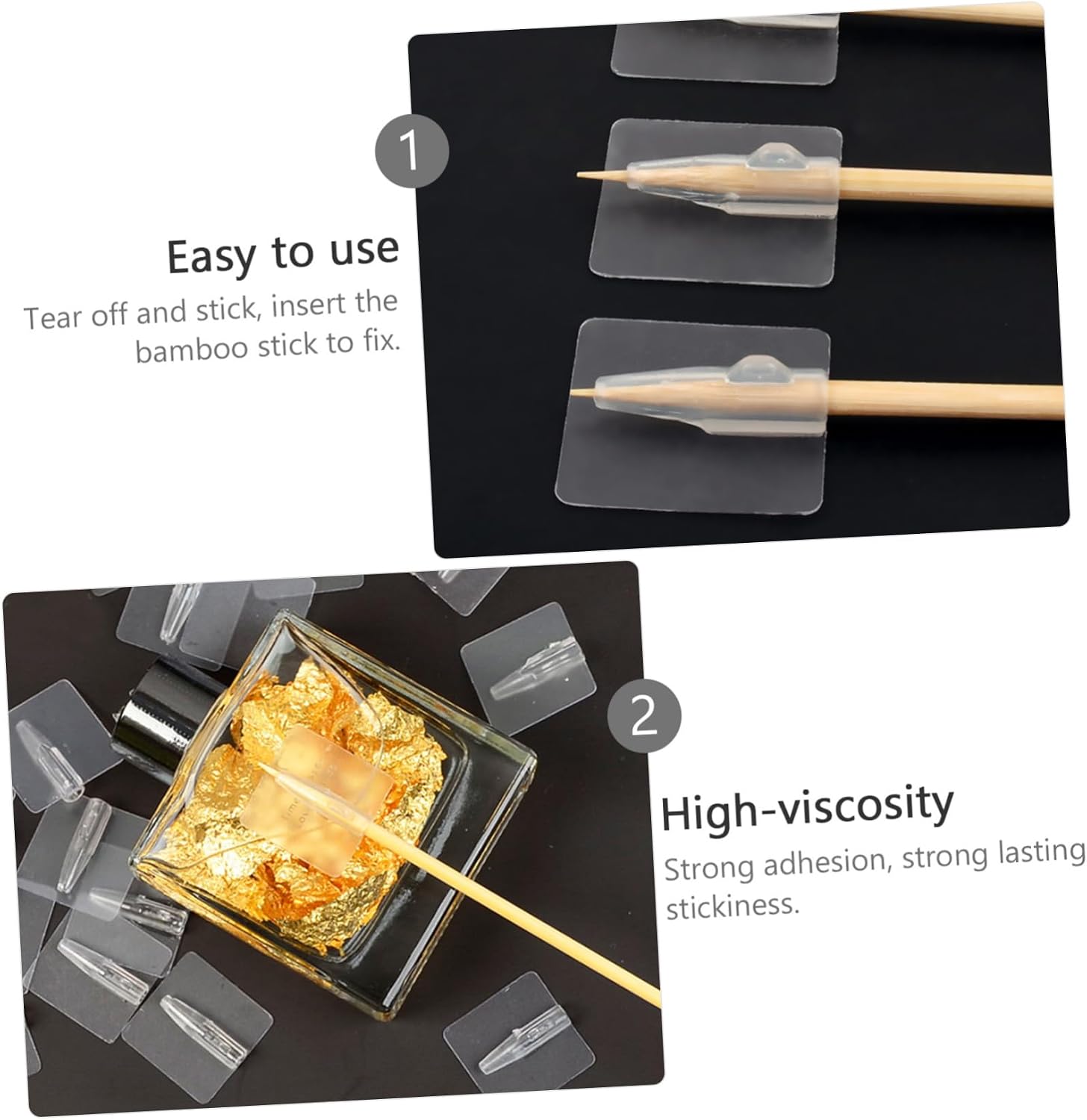 50pcs Multifunctional Bouquet Fixing Stickers for DIY Flower Arrangements Adhesive Pads for Floral Crafts for Bouquets and Decorative Packaging