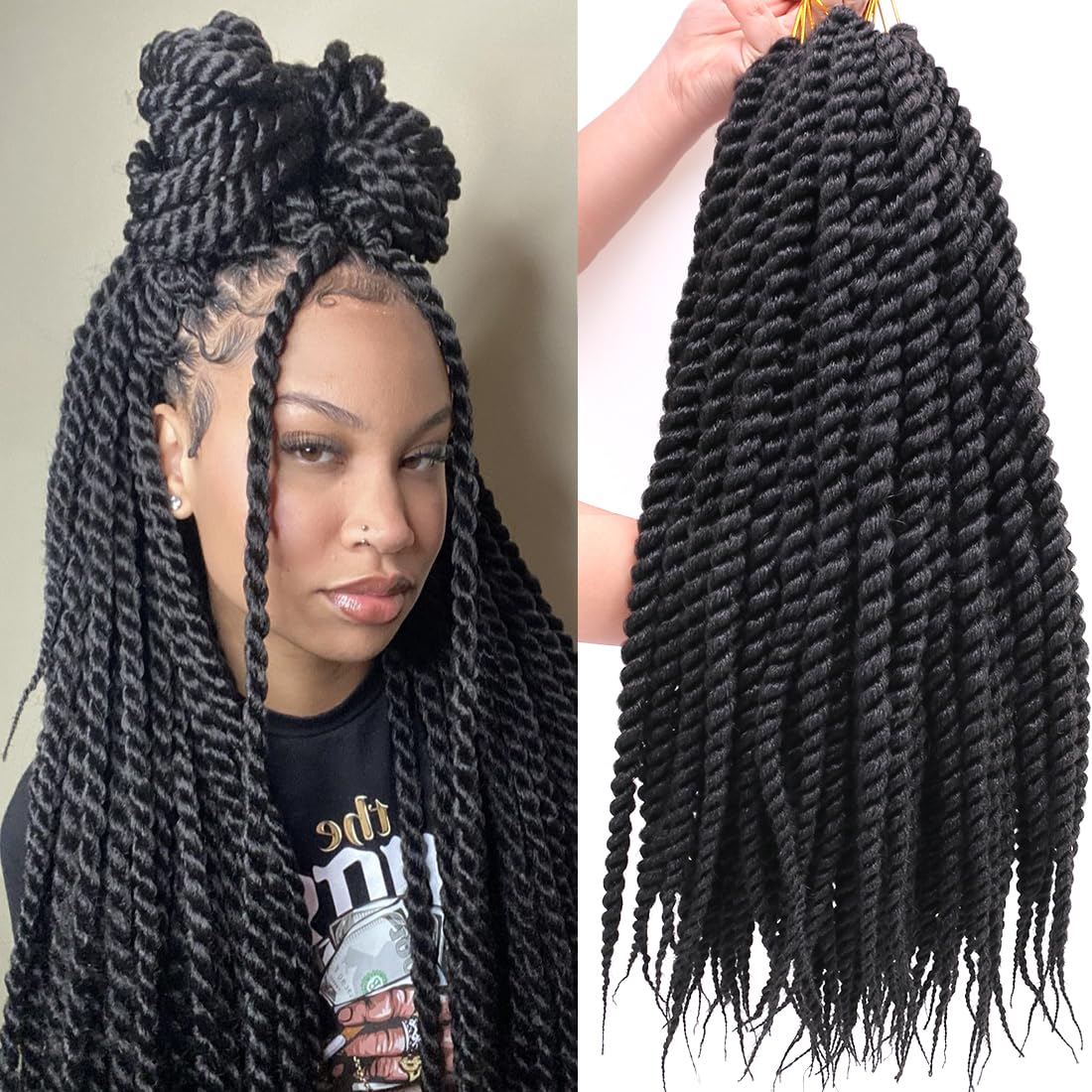 Amazon.com : ZHTks Havana Twist Crochet Braids 6 Packs 18 Inch