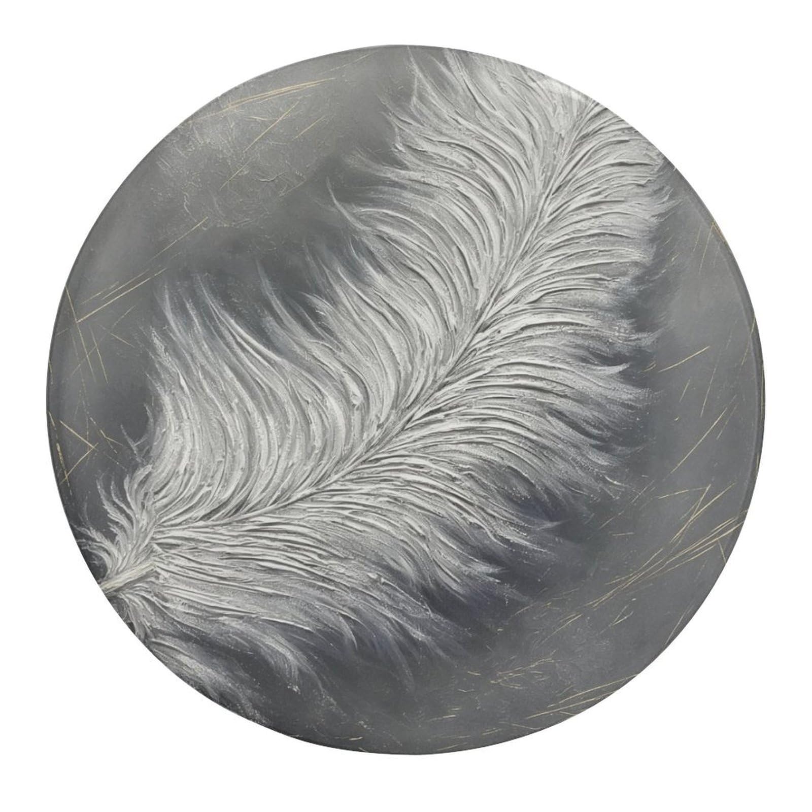 Fekiloot Style Decoration Feather Refrigerator Magnet Fridge Magnet1 Pcs