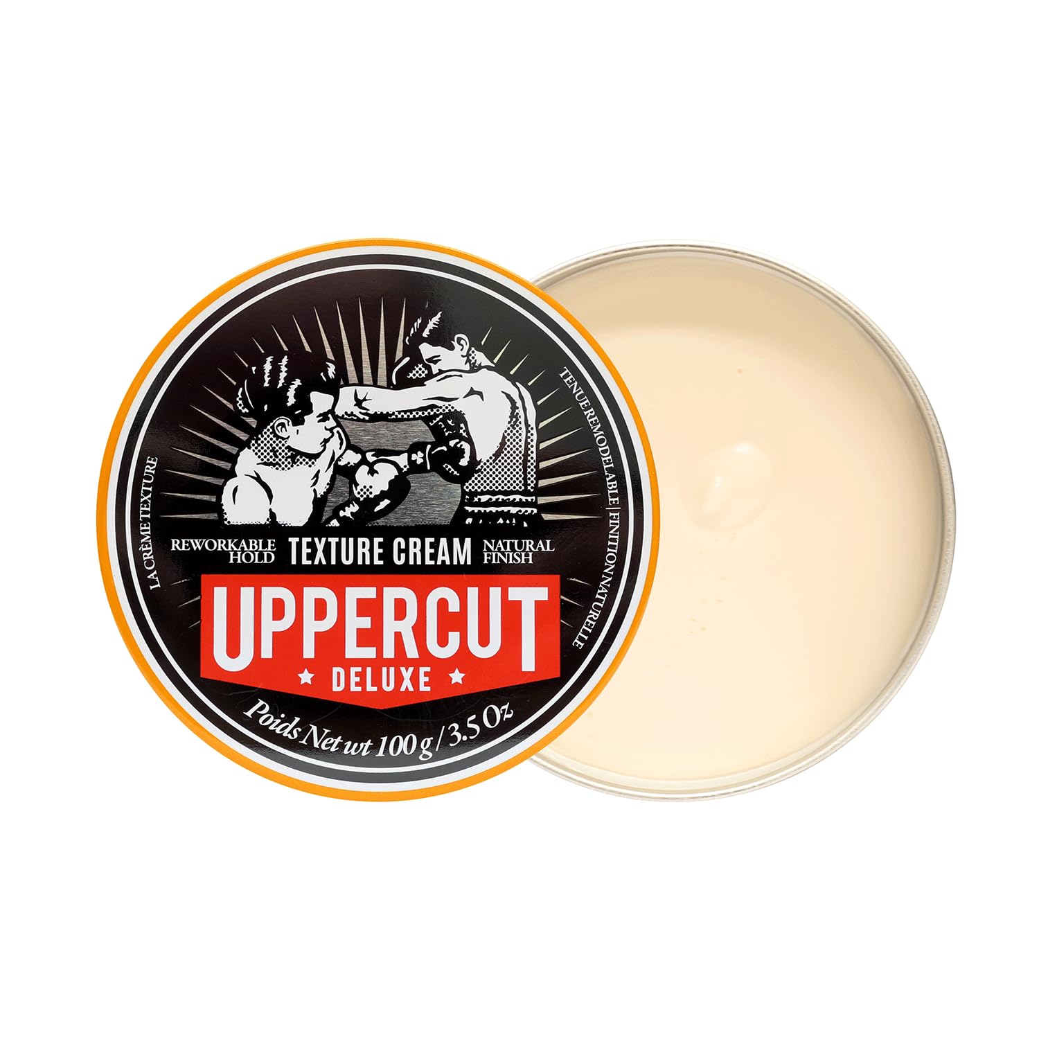 Uppercut Deluxe, Texture Cream, Re-workable, Pliable Hold, Natural Finish, Texture Cream For Men 100g, 100 g (Pack of 1) - Image 2