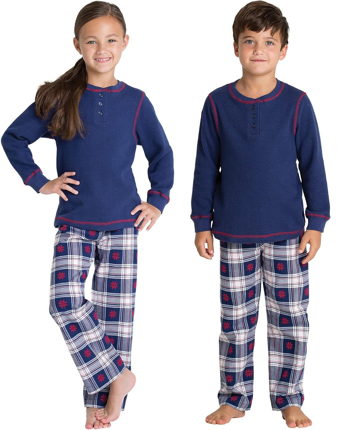 PajamaGram Kids Christmas Pajamas - Flannel Pajamas - Image 2