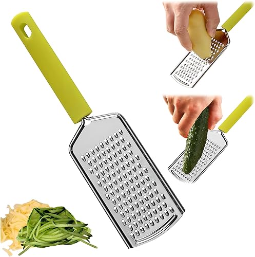 Rallador de acero inoxidable rallador de jengibre rallador de especias rallador de frutas rallador de verduras zanahoria, ajo, cebolla, nuez