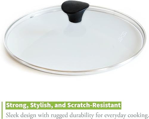 Miniatura 5 de TeChef Tapa de vidrio templado para utensilios de cocina, fabricada en Corea (10 pulgadas) (10.2 in)