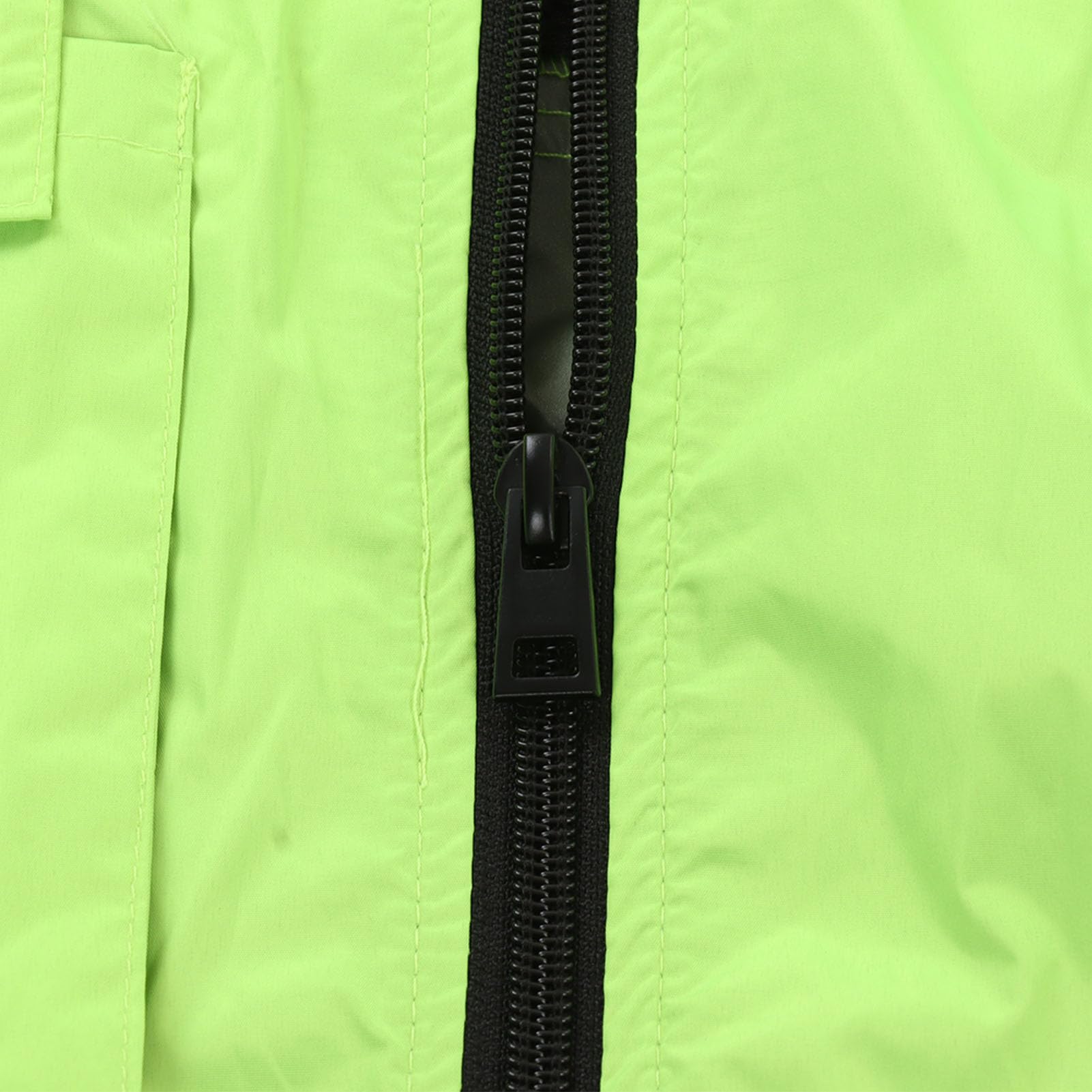 Alomejor Chaqueta de Ventilador de Protección Solar de Refrigeración con Ventilador Desmontable para Trabajadores de la Construcción (verde fluorescente)