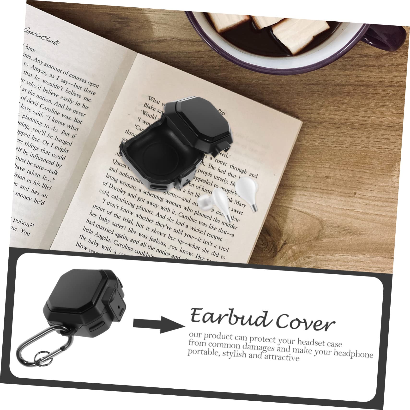 jojofuny 5juegos Funda para Auriculares Inalámbricos Buds Protección Anticaídas y Antisuciedad De Accesorios Flexible