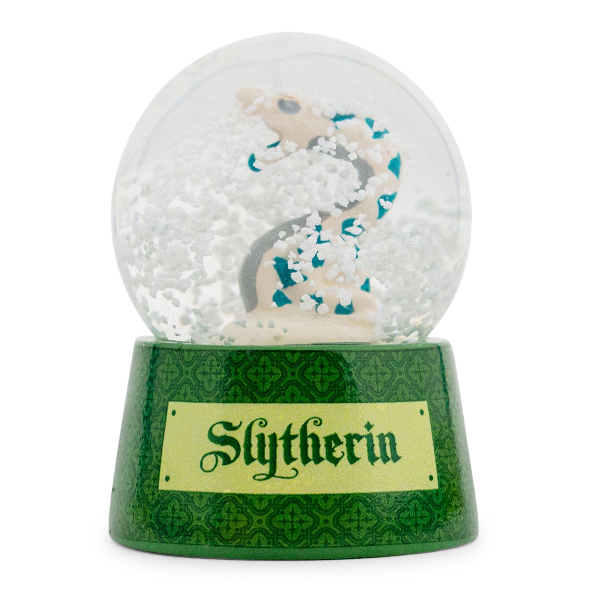 Harry Potter House Slytherin 3-Inch Snow Globe with Swirling Glitter Display Piece