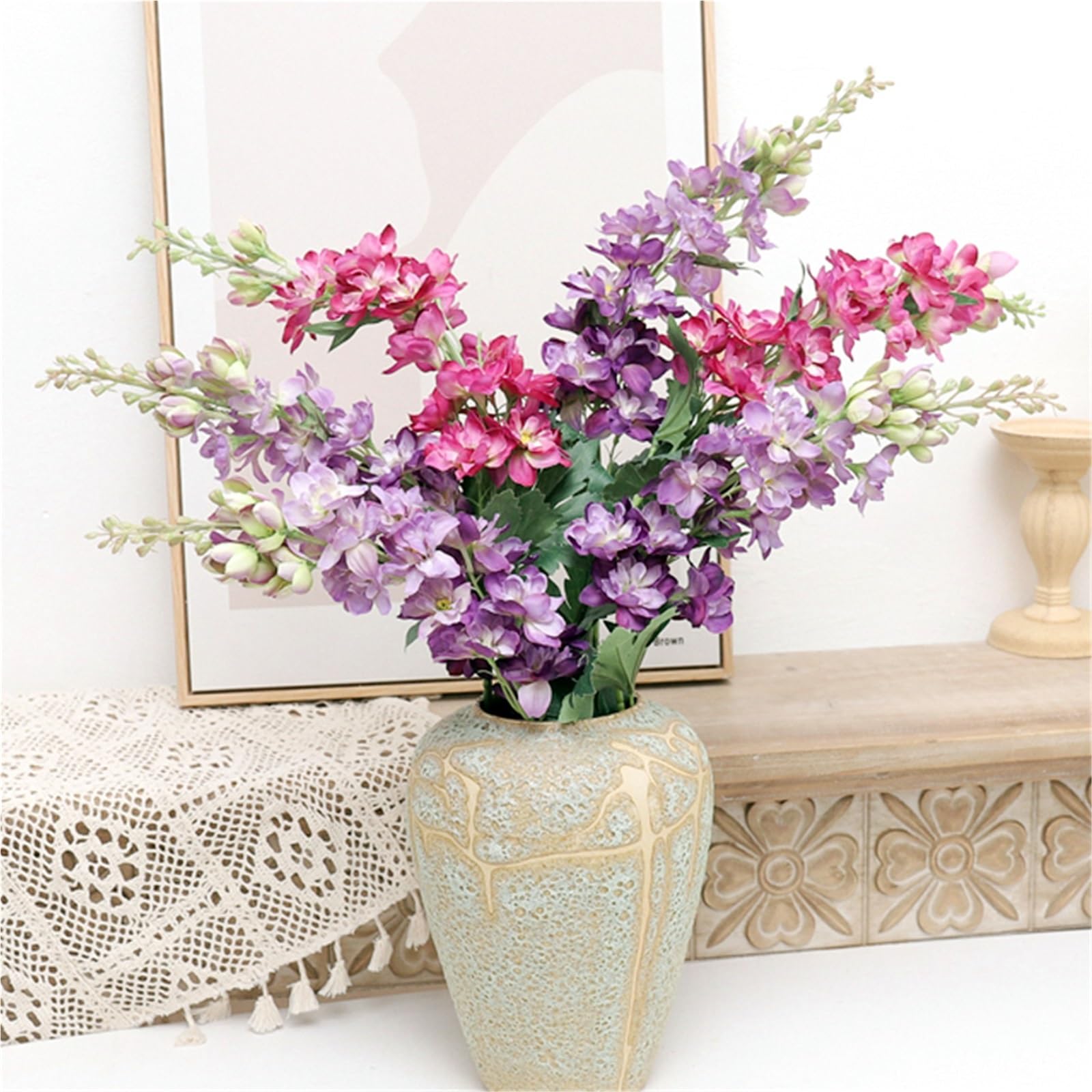 Künstliche Delphinium 75 cm künstliche Hyazinthe
